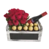Cajita Festejo con rosas